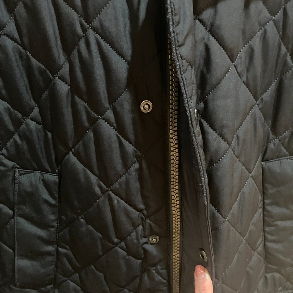 Barbour Devon Quilted Jacket Black XL - Picture 9 of 10